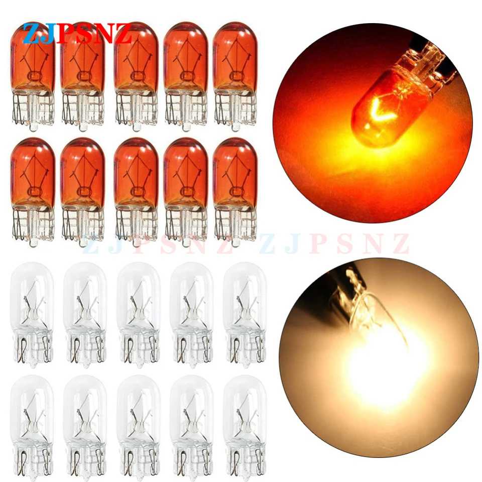 Voltage Automotive 1142 Bulbs - Box Of 10, Brake/Tail/Turn Signal/Side Marker Light Bulbs, 12V Replacement