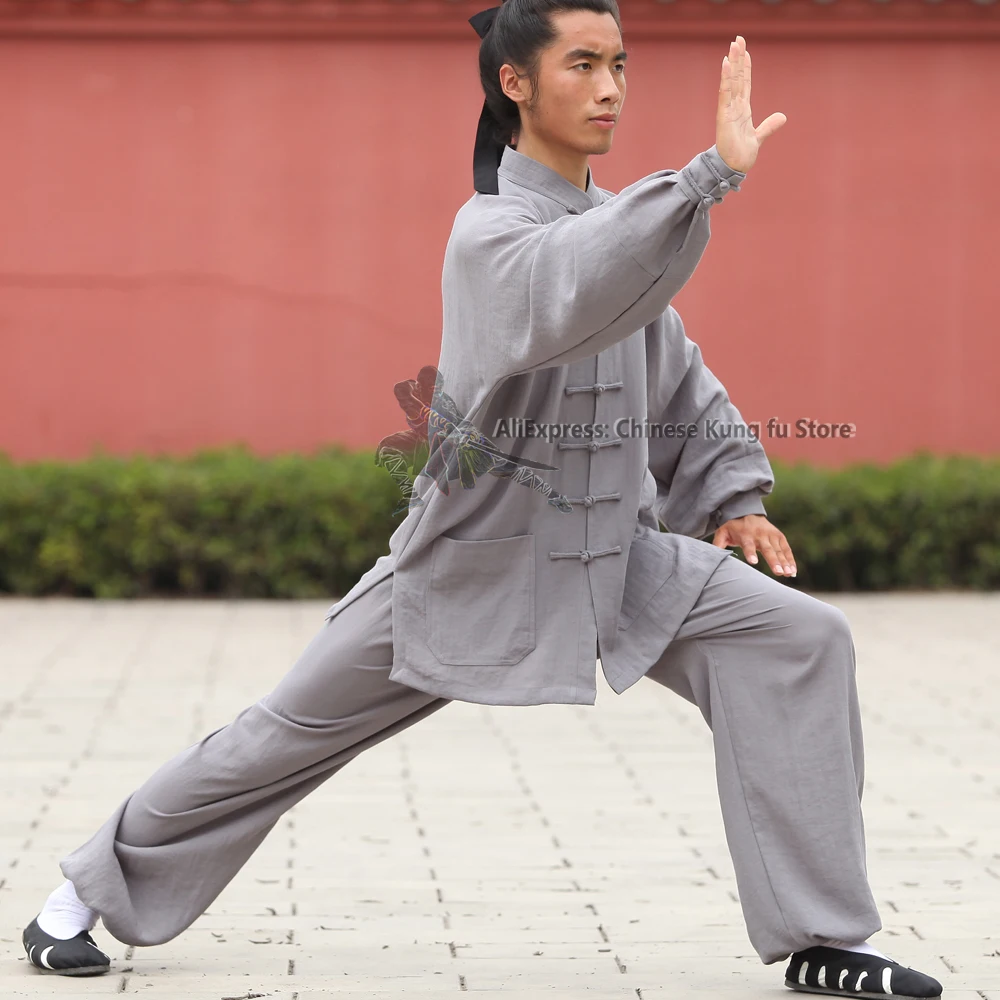 Kung fu Suit Tai chi Uniform Belts Wushu Martial arts Sashes Cotton Linen 25 Colors Leave