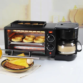 

Breakfast Machine Electric Toaster Multi-function Toaster Three-in-one Breakfast Machine Home Automatic Toaster Oven