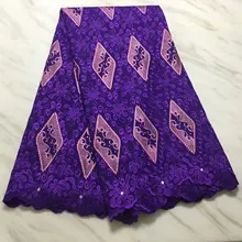 По-прежнему FLY подойти к кружевных тканей высокого качества хлопковый кружевной ткани siwss кружево швейцарская кружевная вуаль ткань из Дубая 5 ярдов/партия