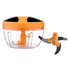 Ручное устройство резки овощей и фруктов процессор измельчитель Чеснока Резак еда Фрукты спиральный нож Мясо блендер Толкушка аксессуары