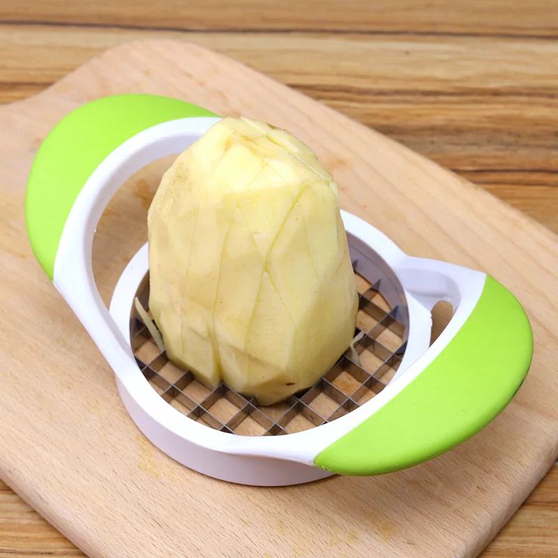 French Fry Cutter Stainless Steel Blades Fried Cut Tool Short Patoto Chips Handheld French Fries Cutter Kitchen Accessories