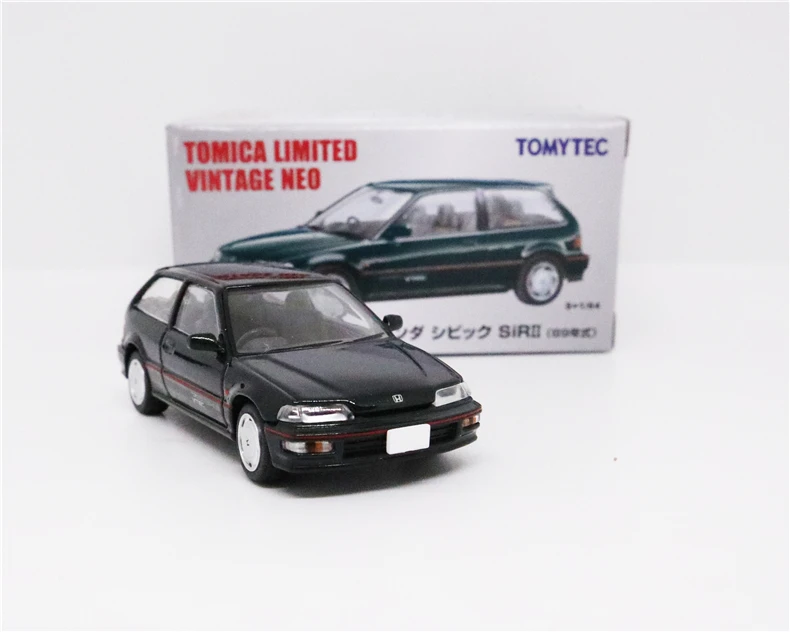 Tomy Tomica Tomytec TLV 1/64 ограниченная винтажная Нео LV-N182 Honda Civic SiRII литой модель автомобиля
