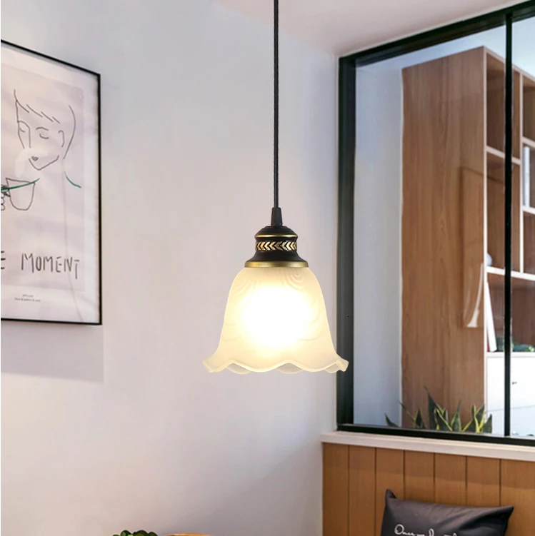 Contemporary One Light Pendant With Alabaster Glass Shades Oil Rubbed Light Fixtures Chandelier For Kitchen Dining Room Aliexpress