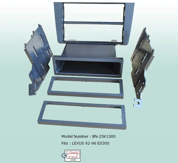 Car Fascias Double Din Audio Panel Frame Dash Kit For Lexus ES300 1992