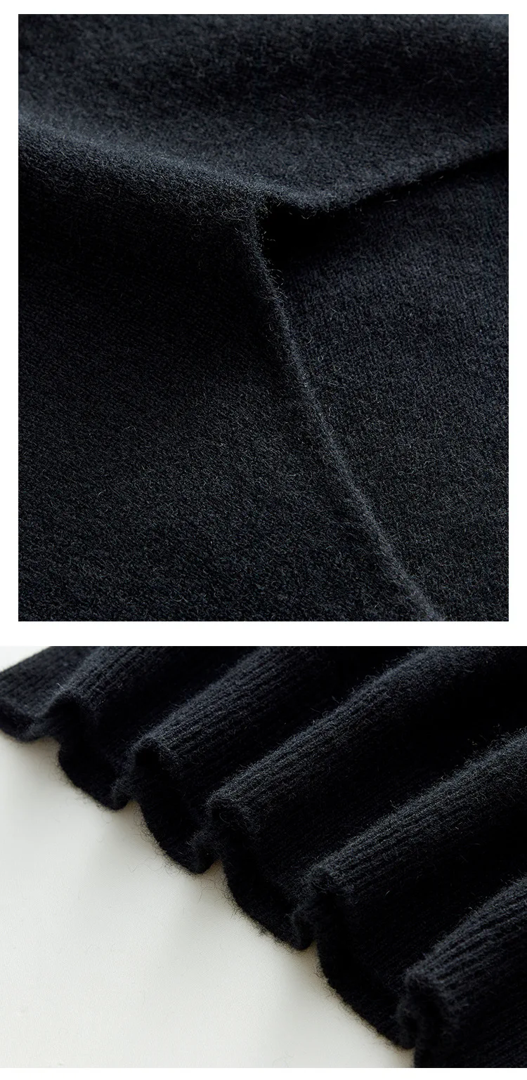 SuyaDream Women Sweaters High Quality 100%Cashmere Basic V neck Pullovers 2021 Fall Winter Simple Chic Knit Wear SuyaDream Women Sweaters High Quality 100%Cashmere Basic V neck Pullovers 2021 Fall Winter Simple Chic Knit Wear