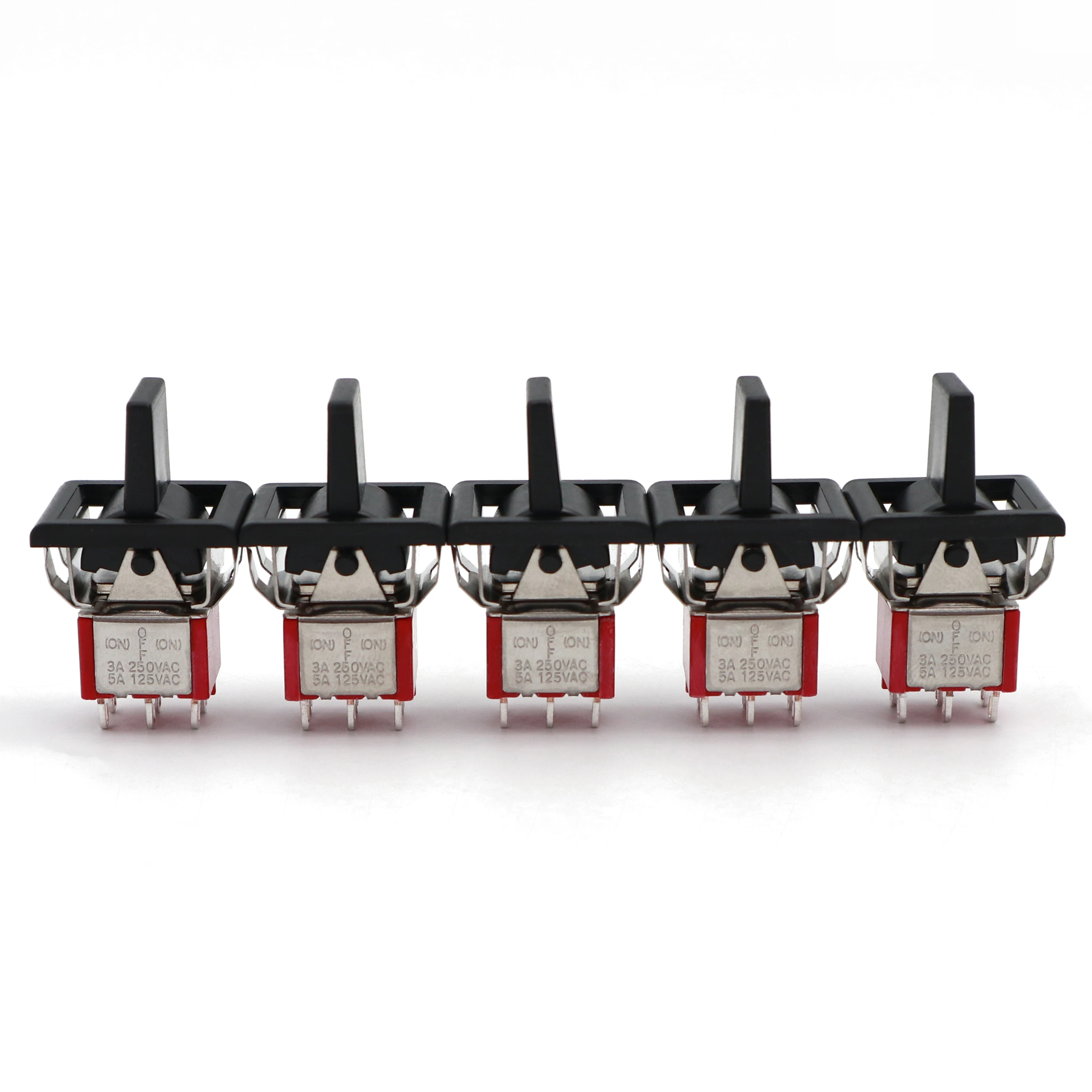 5Pcs SH R8018A DPDT 6Pin Mini Paddle Toggle Switch MOMOFFMOM Momentary 3 Position AliExpress