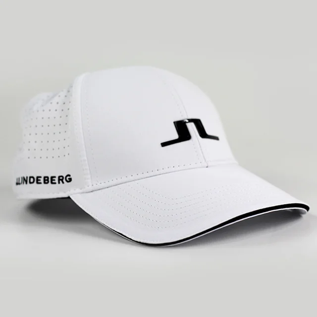 New Golf Hat 4 Colors Outdoor Sports Cap Unisex JL Hat Sunscreen Shade Sport Golf Cap white