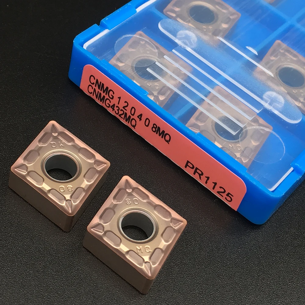 10 шт. CNMG120408 MQ PR1125 токарный инструмент для нержавеющей стали высокое качество обработки карбидная вставка для токарного станка инструменты