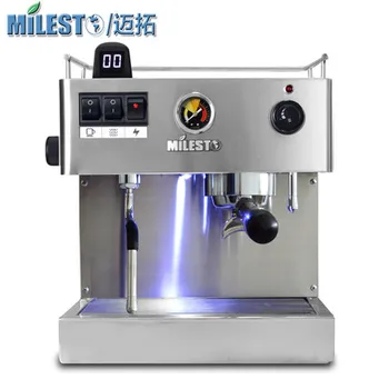 

MILESTO EM-19-M2 Irina Semi-Automatic Commercial Coffee Machine Double Pump Independent Steam Double pump independent steam can