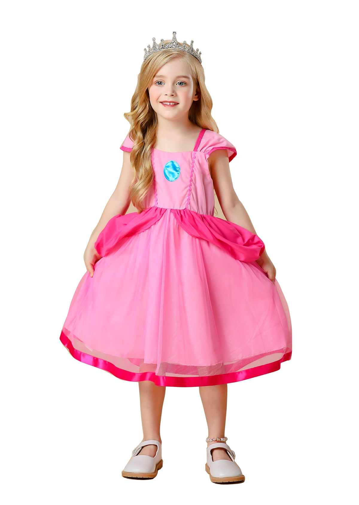 Princess Peach costume Princess Daisy costume dresses inspired Tutu Dress Birthday Outfit Halloween Costume tutus
