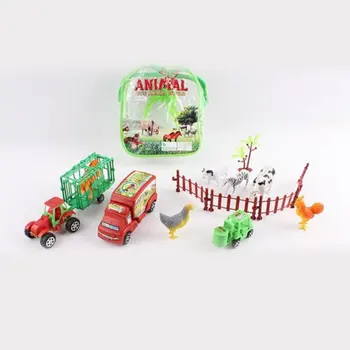

Sliding farmer truck tractor spray truck farm transport truck bucket set combination children's toys