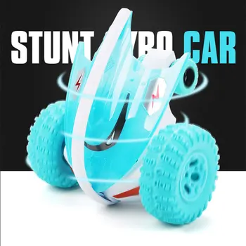 

2.4G Fish Stunt Remote Control Car 360 Degree Bouncing Rotation Crazy Gyro Car Toy Strong Driving Force Off-road Vehicle D5