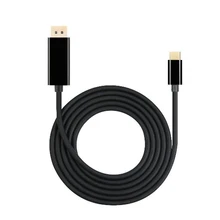 1,8 M USB-C type C Мужской USB 3,1 type-C для DP Ultra HD 4K DisplayPort HDTV кабель для Galaxy S8+ huawei Mate10 телефонная связь#2