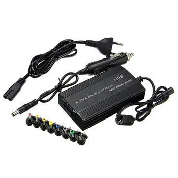 

Car Home Charger Power Adapter Kit For Laptop High Quality Universal 120W 110-240V AC Adapter Accessories