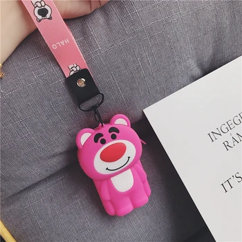 

Coin Purse Headphone Key Storage Bags with Strap Silica Gel Chain Mini Crossbody Bag Girls Circle Purse Round Pouch Coin Wallet