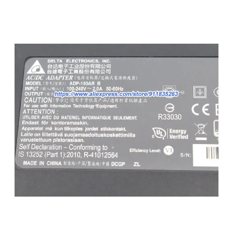 ADP-150AR B 델타 전원 어댑터, 시스코 SG300 SG350-10MP SG350-10MP-K9 350 시리즈 관리 스위치 충전기용, 80W, 54V 2.78A