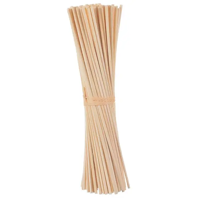 50pcs 40/35/30/24/22/19/10cm 3mm Aroma Nature Rattan Sticks Reed Diffuser Sticks for Home Fragrance Air Freshener Reed Sticks
