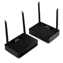 HD585 беспроводной HDMI передатчик приемник видео 5,8 ГГц 350 м AV удлинитель отправителя телеприставка с ИК-пультом дистанционного управления