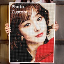 5D алмазная живопись, полная квадратная фотография, на заказ, сделай сам, вышивка Daimond, круглая дрель, стразы, стразы, подарок ручной работы