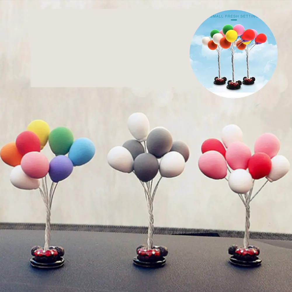 Fresh Female Clay Color Advertising Balloon Car Decoration Aromatherapy
smell ornaments lovely instrument table Car Accessories