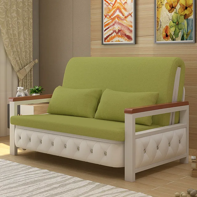 80*90*90 см Многофункциональный складной диван-кровать мебель стальной каркас мягкая ткань простой гостиной диван кресло-кровать стул для взрослых и детей