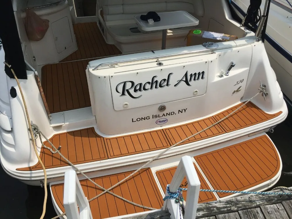 Sea Ray 330 SD 1998 Плавающая Платформа Pad 1/" 6 мм Лодка EVA тик настил пол