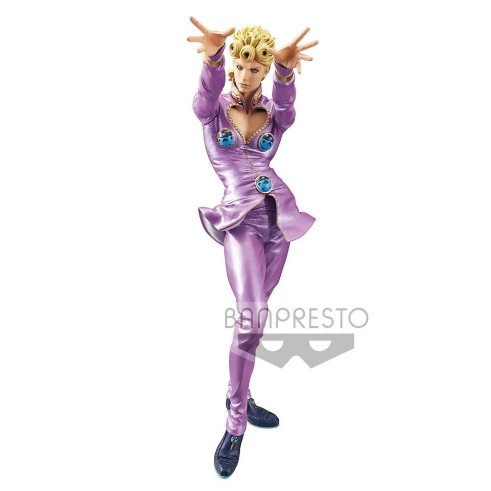 Tronzo Banpresto Золотой ветер гиорно Джованна Bucciarati Narancia Fugo Trish Una ПВХ фигурка модель игрушки куклы - Цвет: Giorno Giovanna