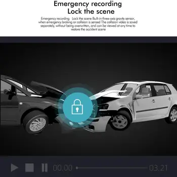 

Xiaomi Mijia Mi Dash Cam Camera Anytek T99 1080P HD Display 30 Built-in F2.0 Recorder FPS G-sensor IPS Driving speaker H8Y7