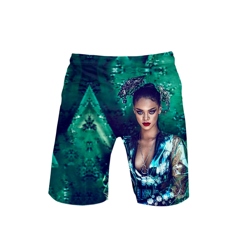 Drake And Rihanna мужские летние повседневные шорты мужские брендовые пляжные шорты дышащии эластичные для талии модные повседневные шорты