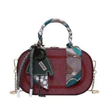 

Crossbody Easy Matching Solid Sewing Thread Female Silk Handbag Chains Personality Widget Shoulder Bags for Women 2020 New