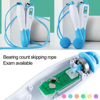 

Adjustable Electronic Jump Speed Skipping Counting Rope Training Gym Aerobic Exercise Boxing Mens Pro Skipping Rope Hot Sale