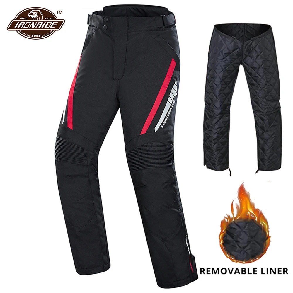 HEROBIKER Pantalones impermeables de Motocross para hombre, ropa de invierno montar en Moto, para 4 estaciones|Pantalones| - AliExpress