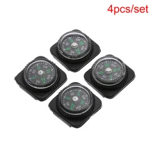 4 шт./компл. 23 мм Портативный ручной пряжки ремня Мини Компас для кемпинга на открытом воздухе Пеший Туризм путешествие аварийного выживания инструмент для навигации