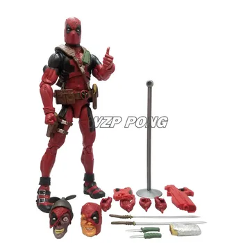 

31CM Avengers Deadpool Joint Movable Multiple Accessories Figurine Dolls Toys PVC Action Figure Collectible Model Toy Kids Gift