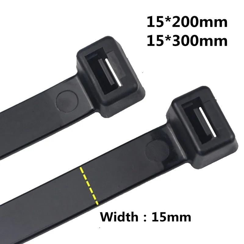 

15*200/300mm cable tie width15mm self-locking plastic nylon cable tie 8/12 inch high quality plastic ties 30 PCS/bag