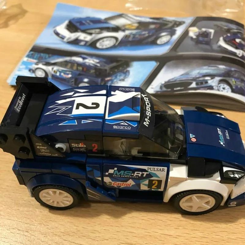 Гоночный автомобиль Supercar Lepinblock Technic Speed Champion строительный блок модель гонщика