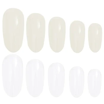 

200pcs Fake Nails Sheets Artificial Nail Patches DIY Manicure Decorations Simple Nails Pastes for Home Shop (Water Drop)