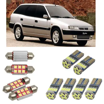 

Interior led Car lights For citroen xantia estate x1 x2 hatchback dome bulbs for cars License Plate Light 8pc
