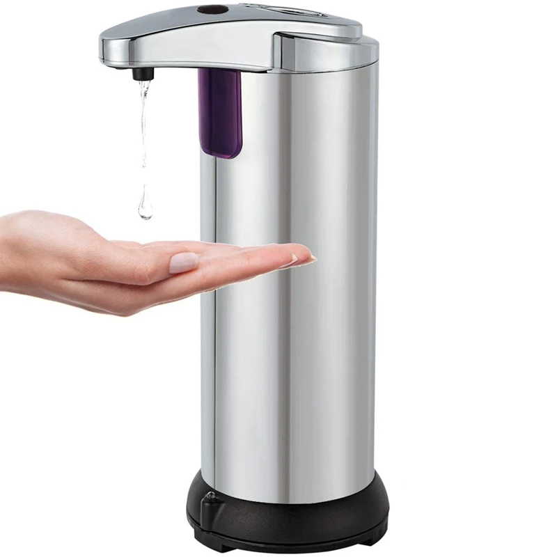 

Automatic Soap Dispenser,Infrared Auto Electric Soap Dispenser Stainless Steel Pressless Auto Hand Soap for Bathroom