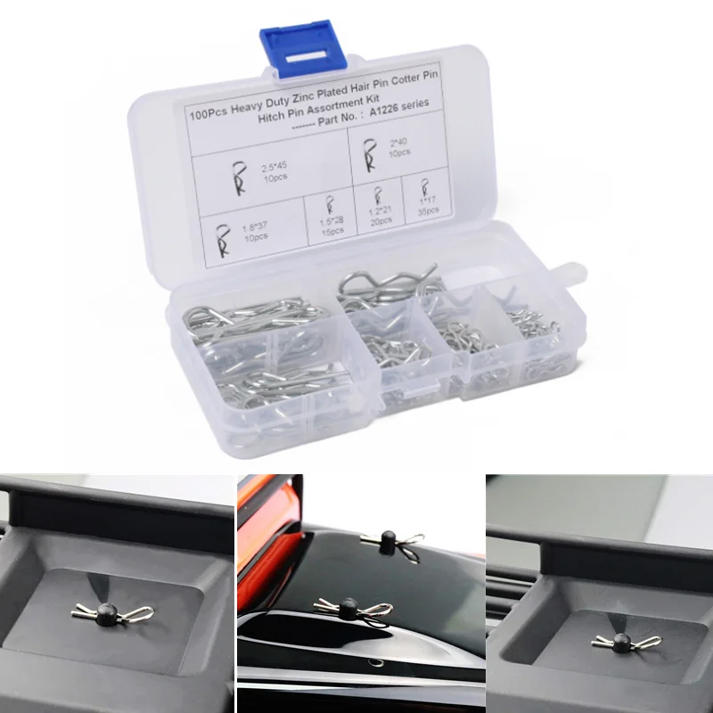 Metal R type Cotter Pins Wave Latch Bolt Cotter Pin Tractor Clip