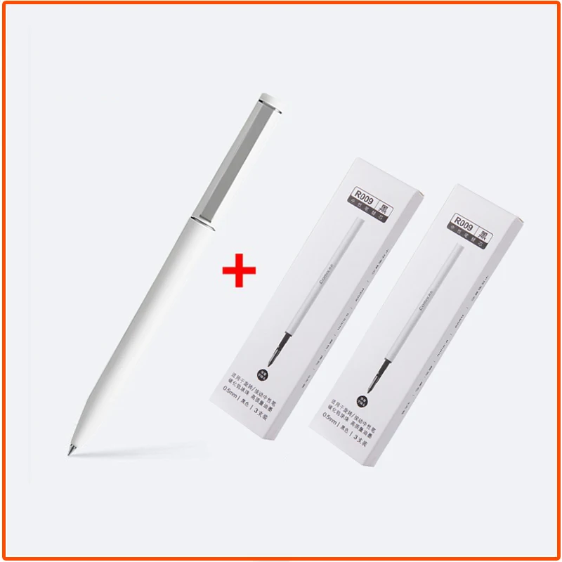 Sign Pen 0.5MM Smooth Switzerland Refill for Xiaomi Mi Gel Pens Signing Pens Japan Ink black/Blue for Office Students Business writing pen replacement nibs