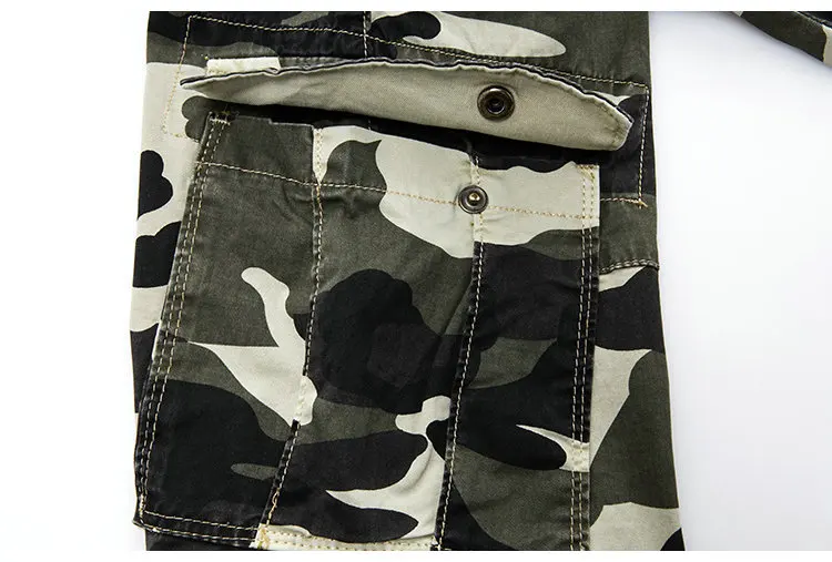 Nice Pop Fashion Camouflage Tactical Cargo Pants Men Casual Slim Camo Mens Joggers Pants Military Ankle-tied Trousers Men