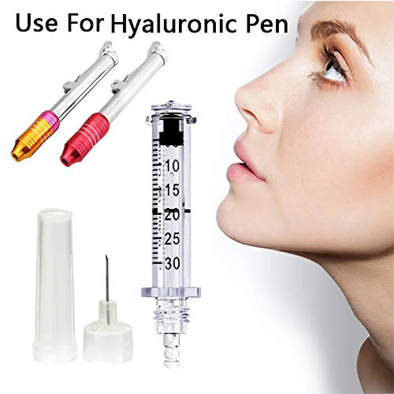

0.3/0.5ml Syringe Ampoule head Medicine needle for Atomization hyaluron gun hyaluron pen High Pressure wrinkle removal water