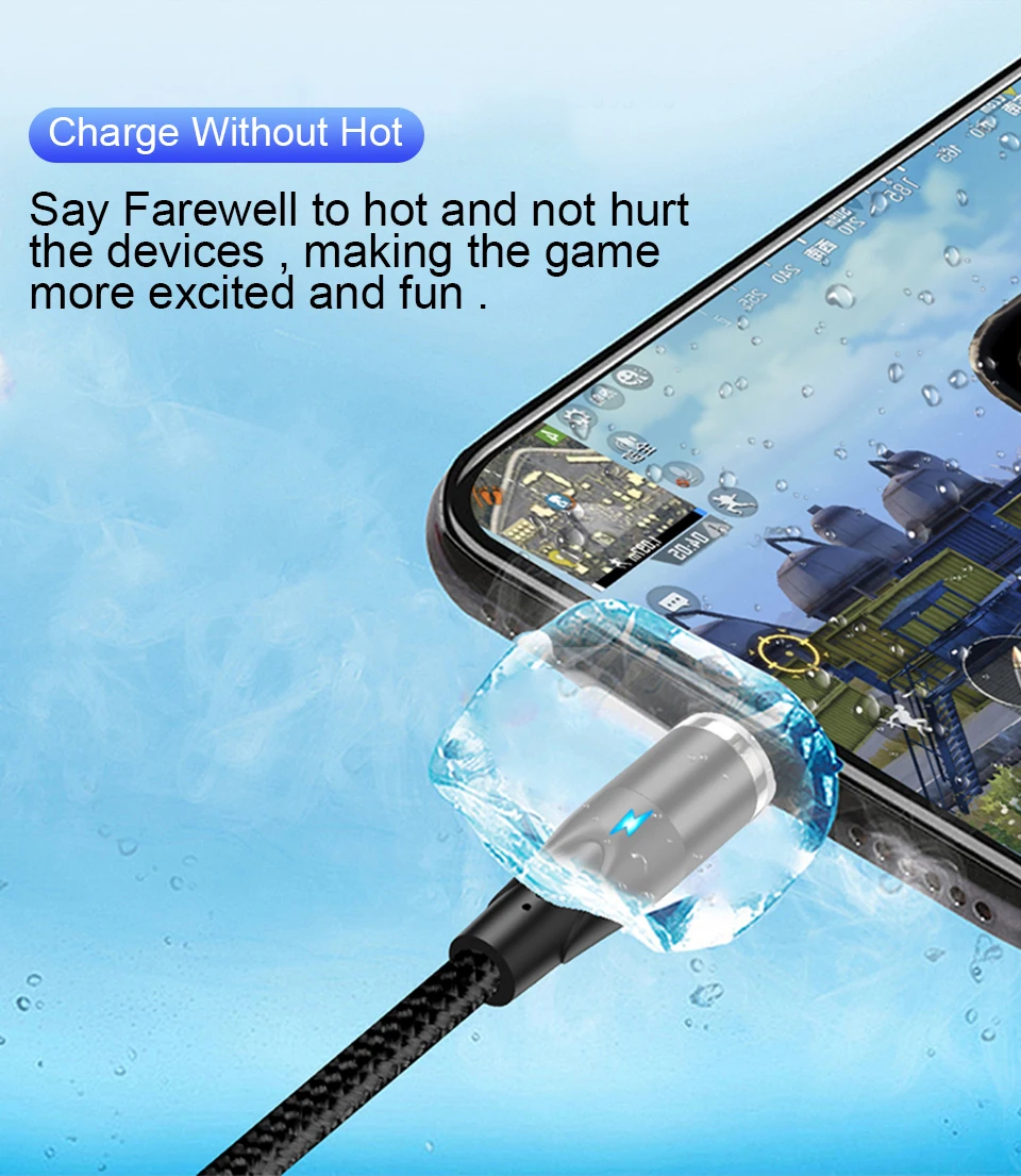 Магнитный кабель Obobix Micro USB для samsung Galaxy S7 Edge, Магнитный провод для быстрой зарядки, кабель Micro USB для Redmi Note 5