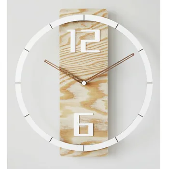 

Home Clock Ornaments Light Luxury Wall Clock Hanging Wall Atmospheric Fashion Clock Hanging Clock Room Nordic Personality
