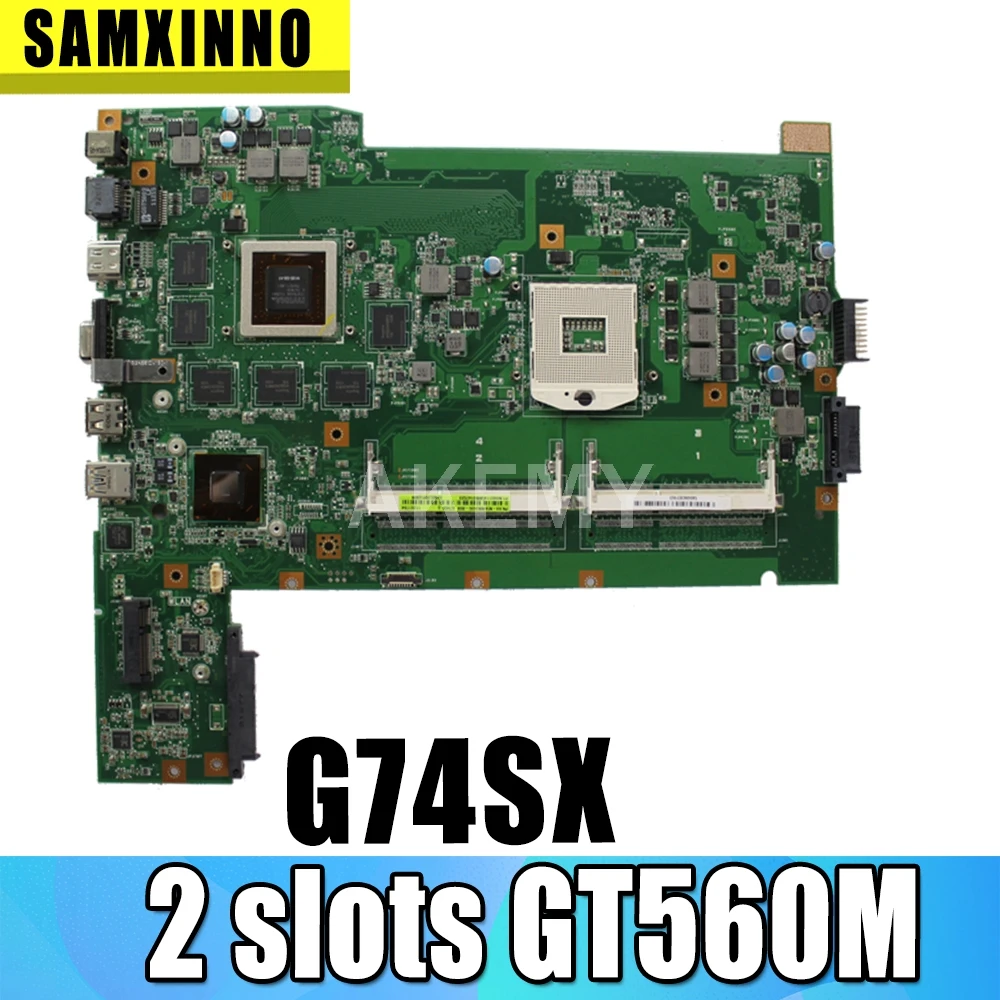 Материнская плата для Asus g74sx rev 2 0 Ноутбук слота GT560M 2D разъем оригинальная новая