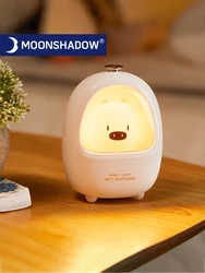 Lampe Led tactile à l'effigie des animaux, réglable, Rechargeable par USB, luminaire de chevet, idéal pour la chambre d'un enfant 