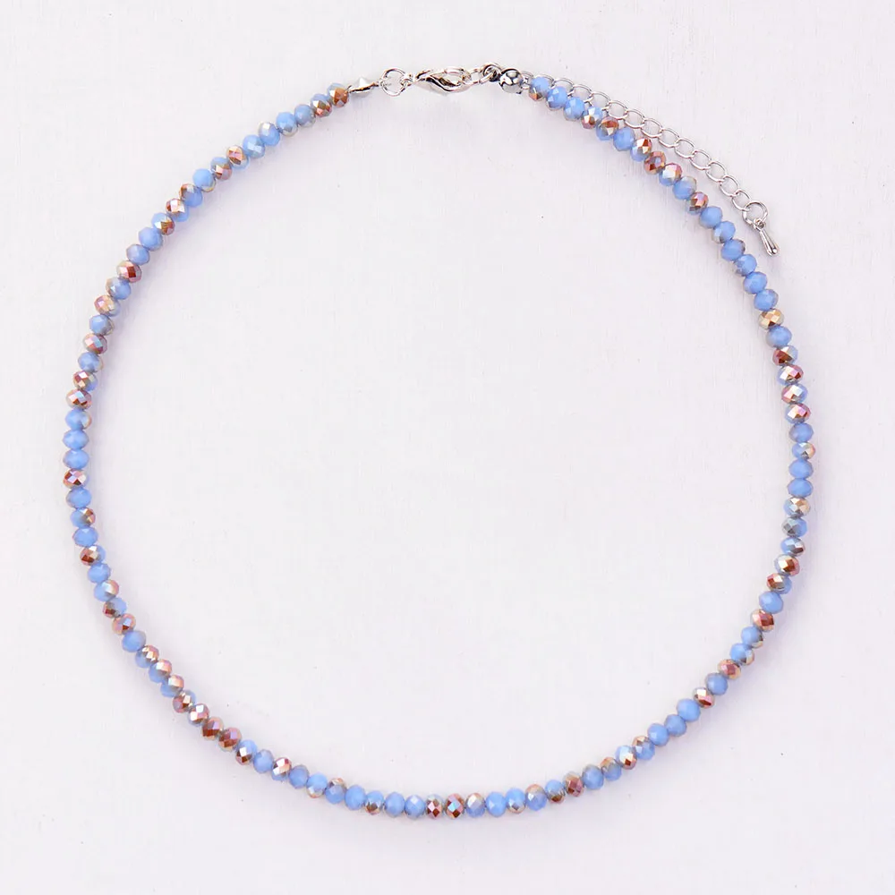 Чокер женский с кристаллами 4 мм 2021|crystal choker necklace|choker necklacewomens |
