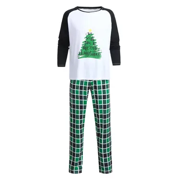 

Christmas clothes set Couples Pajama set Sleepwear women men Pajamas Santa costume long sleeve tops and pants d91116